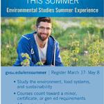 Environmental Studies Summer Experience